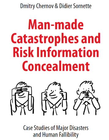 Enlarged view: Bookcover "Man-made Catastrophes and Risk Information Concealment"